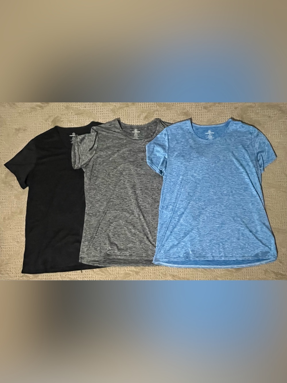 Women's Dry Fit Workout Tops Crew Neck T Shirts Athletic Gym Tees